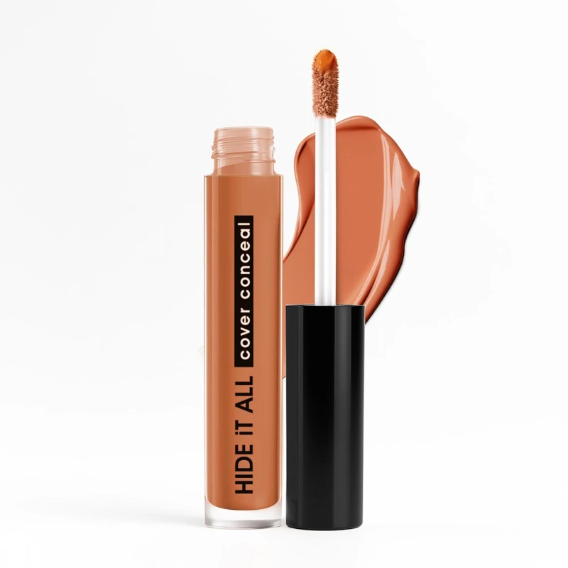 Hilary Rhoda Hide It All Cover Conceal | Conceals Masks, Scars & Dark Circles | High Coverage Concealer | With Shea Butter | Matte Finish | Cruelty-Free & Vegan - 3.7ml (Orange Corrector - Shade 08) thumbnail 2